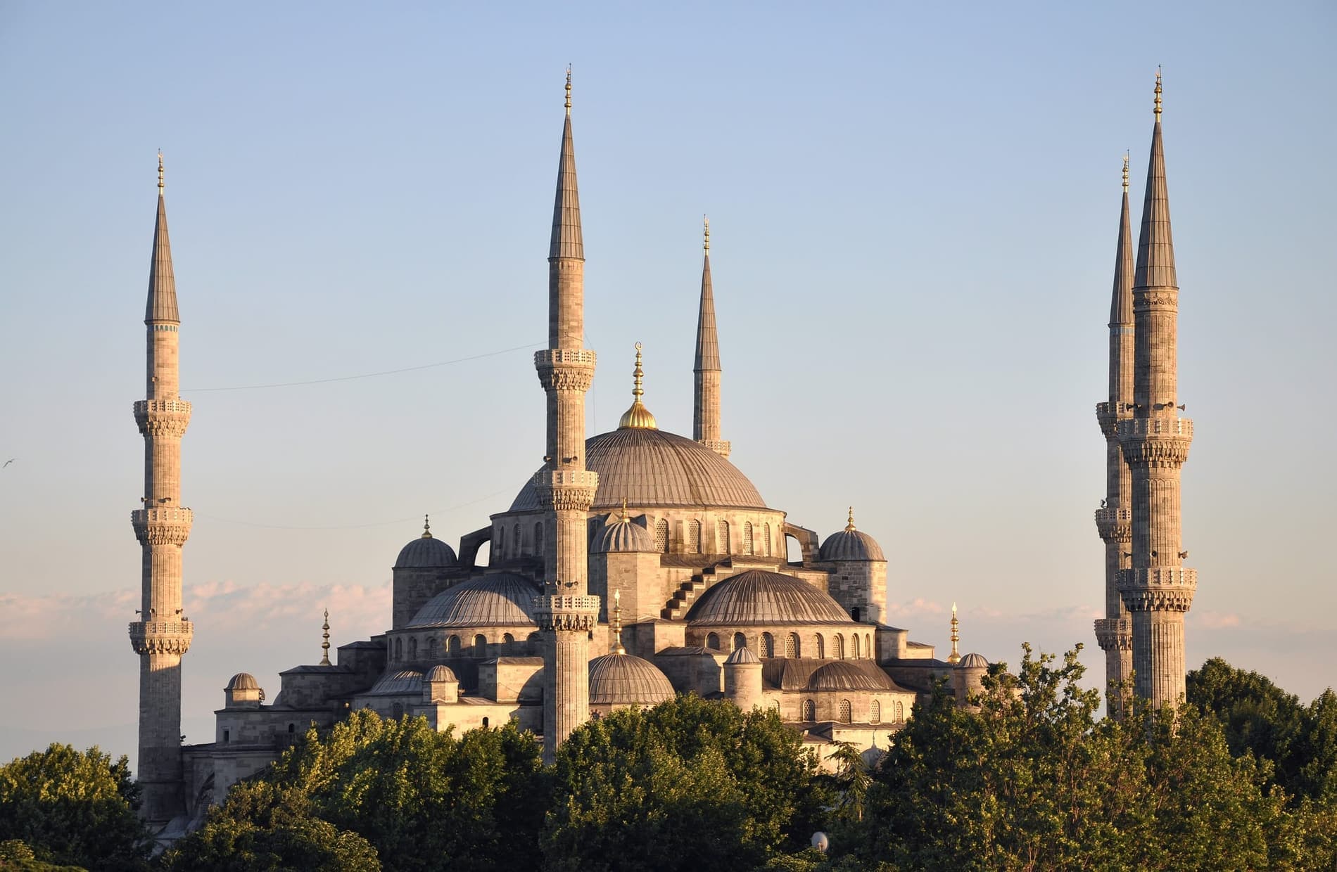 Silhouette d'Istanbul au crépuscule