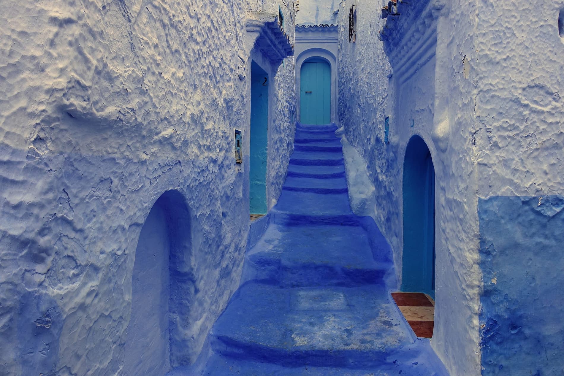 Ruelle bleue de Chefchaouen